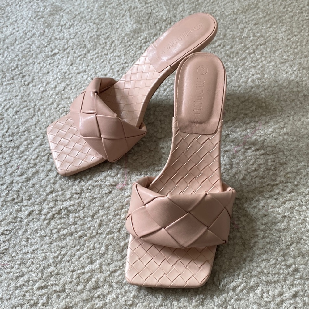 Gently worn slip heels size 6